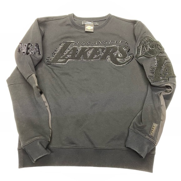 Pro Standard Other - Pro Standard NBA Los Angeles Lakers Crewneck Black Logo Long Sleeve Shirt Small